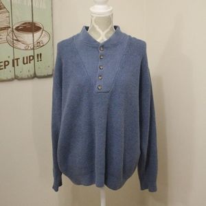 Blue Knit pullover sweater
